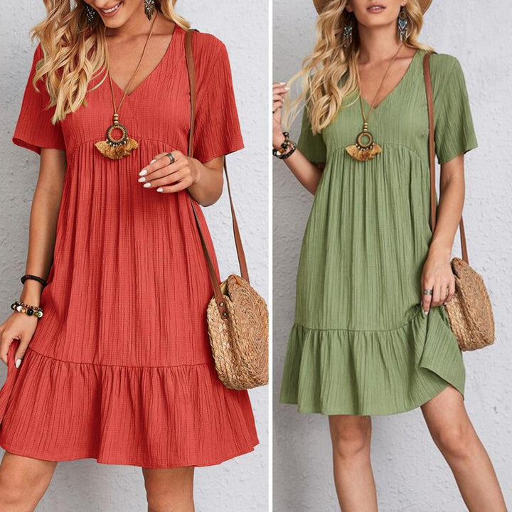 Women's Tiered Mini Casual Dress