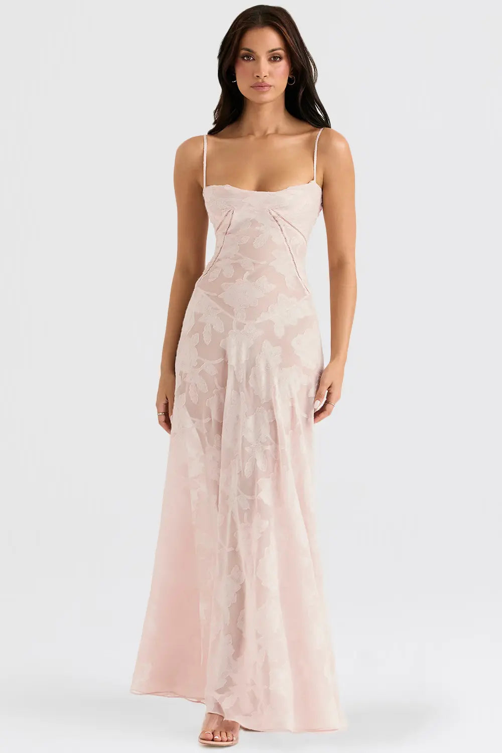 Women's Elegant Open Back Maxi Dress