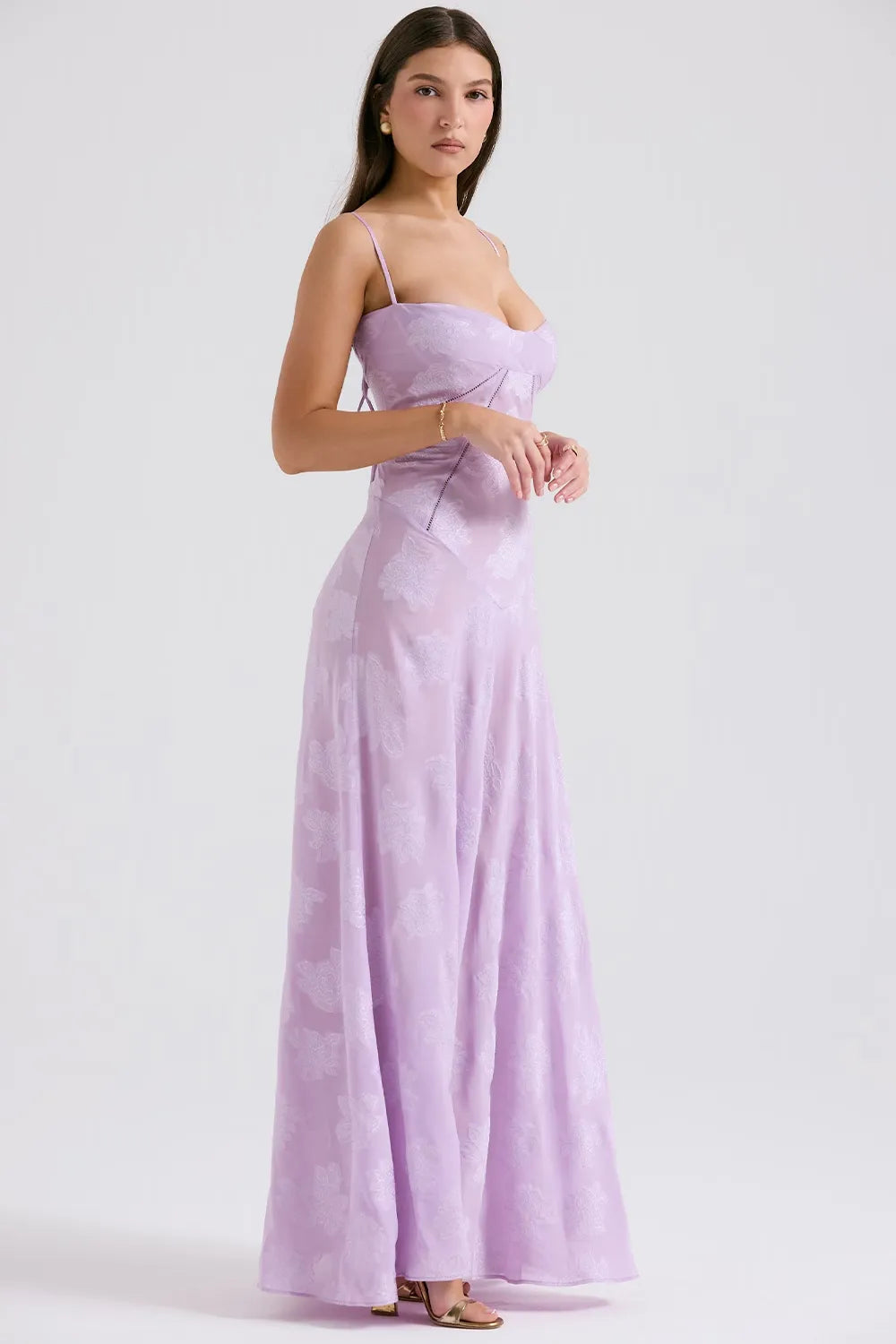 Women's Elegant Open Back Maxi Dress