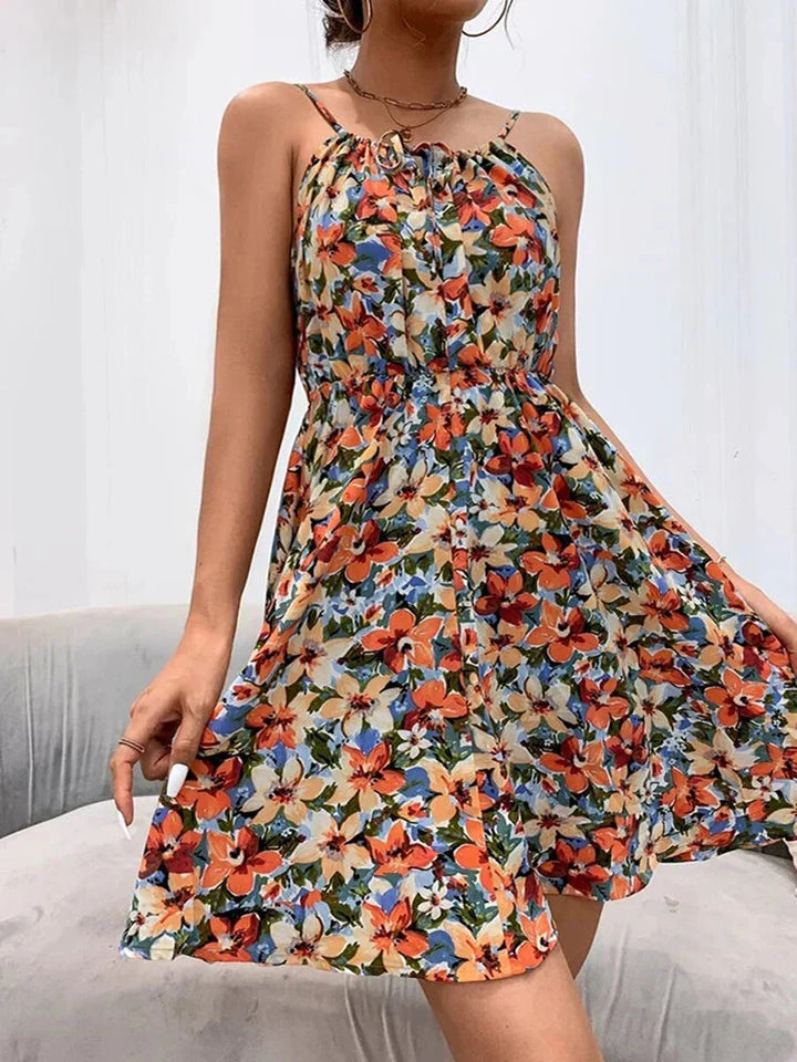 Women's Floral Smocked Mini Dress – Summer Fashion Essential