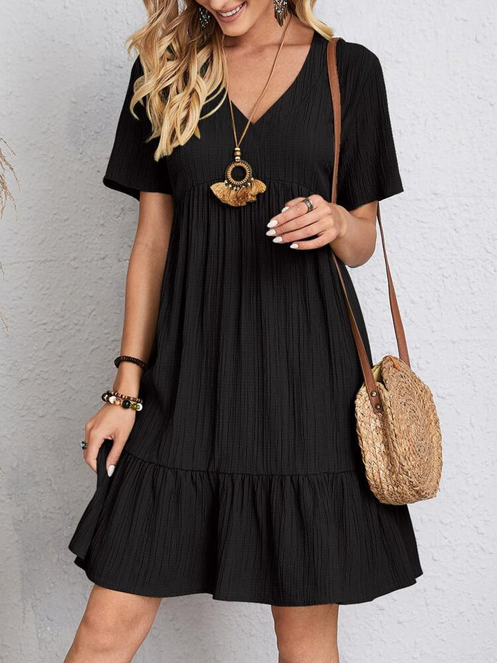 Women's Tiered Mini Casual Dress