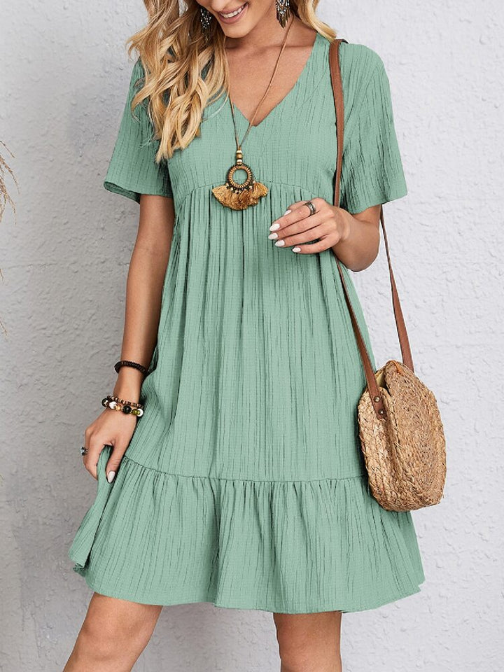 Women's Tiered Mini Casual Dress