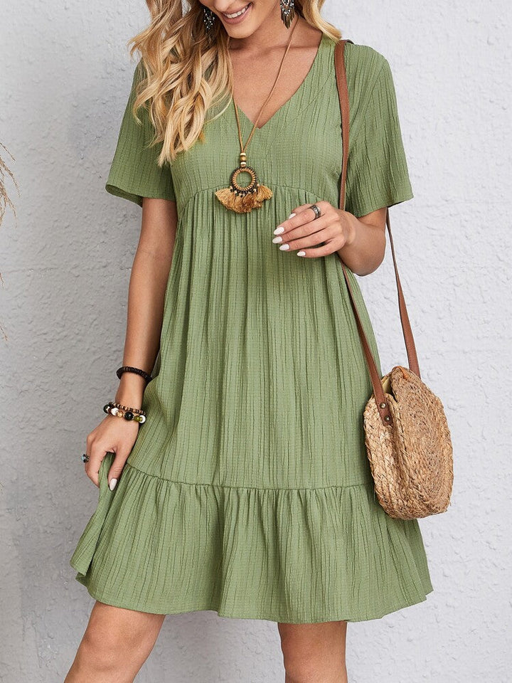 Women's Tiered Mini Casual Dress