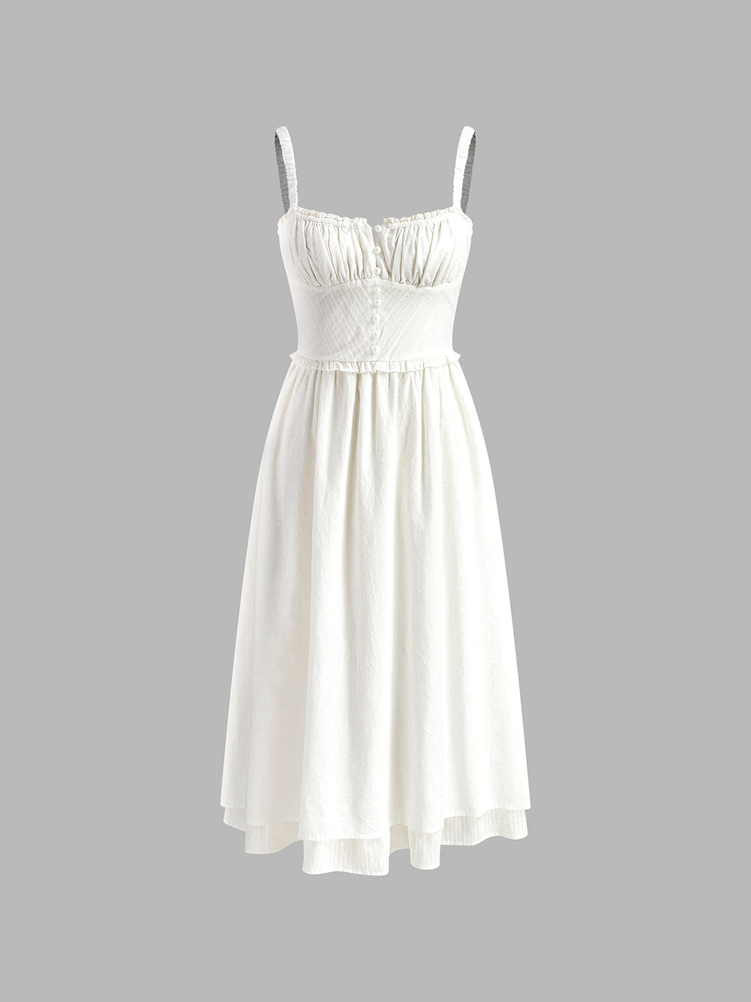 Women's Spaghetti Strap Midi Summer Dress