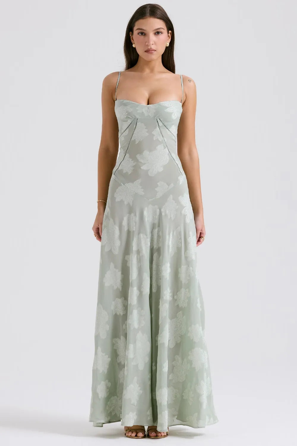 Women's Elegant Open Back Maxi Dress