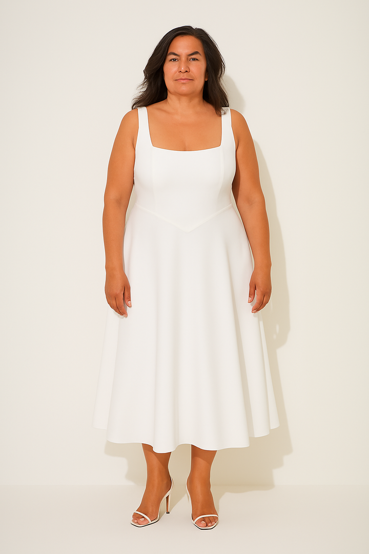 Women's Elegant Midi Dress