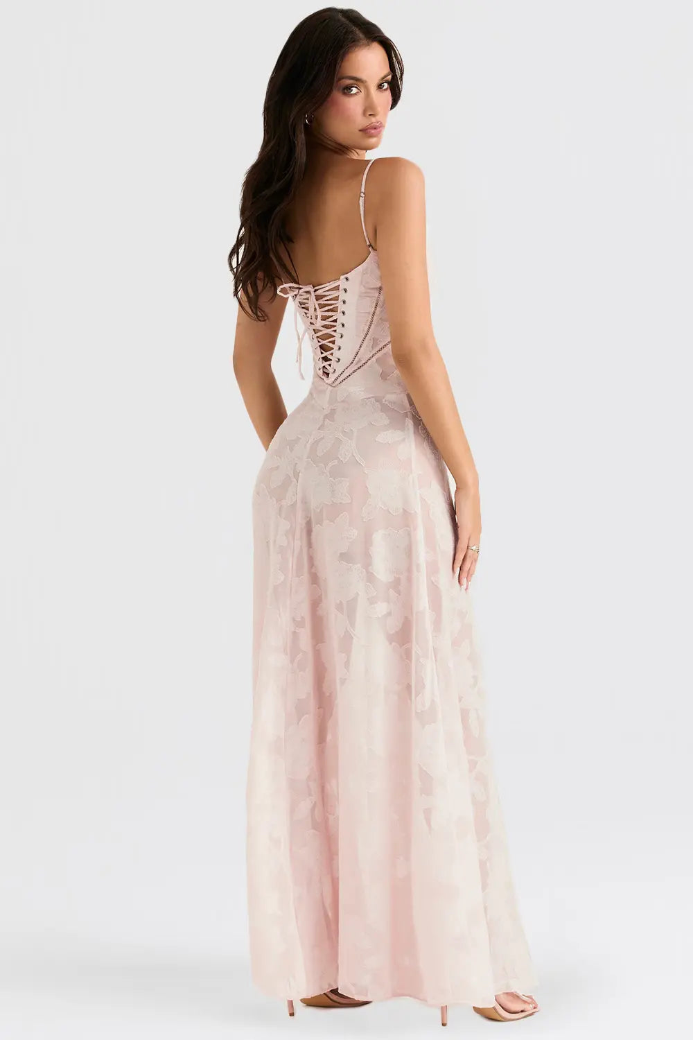 Women's Elegant Open Back Maxi Dress