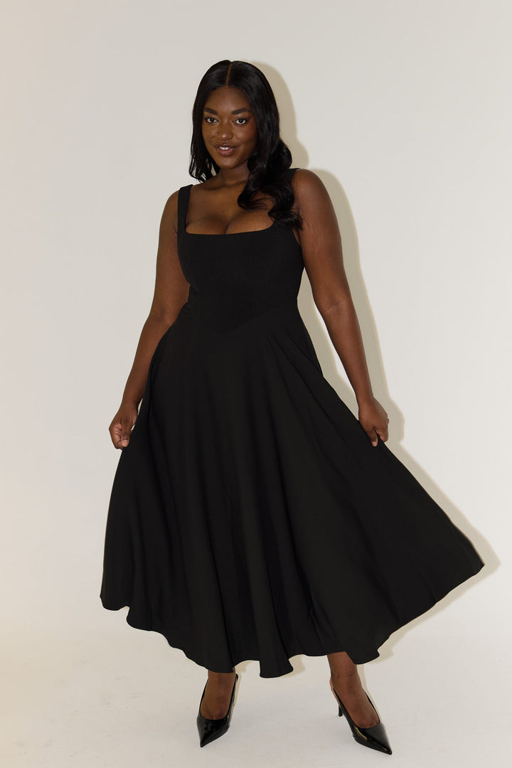 Women's Elegant Midi Dress