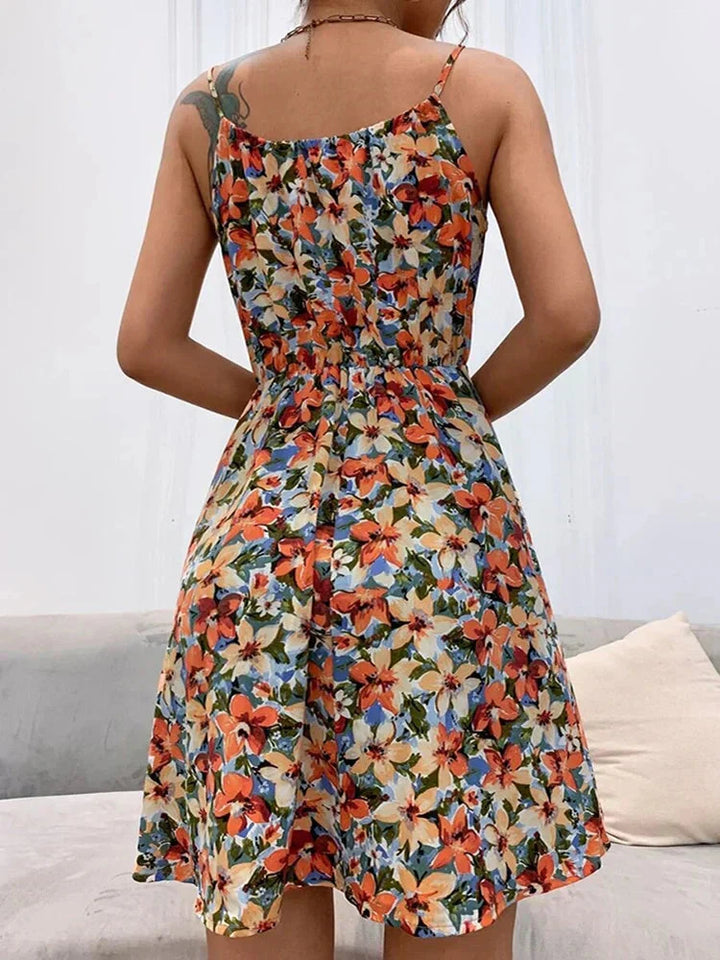 Women's Floral Smocked Mini Dress – Summer Fashion Essential
