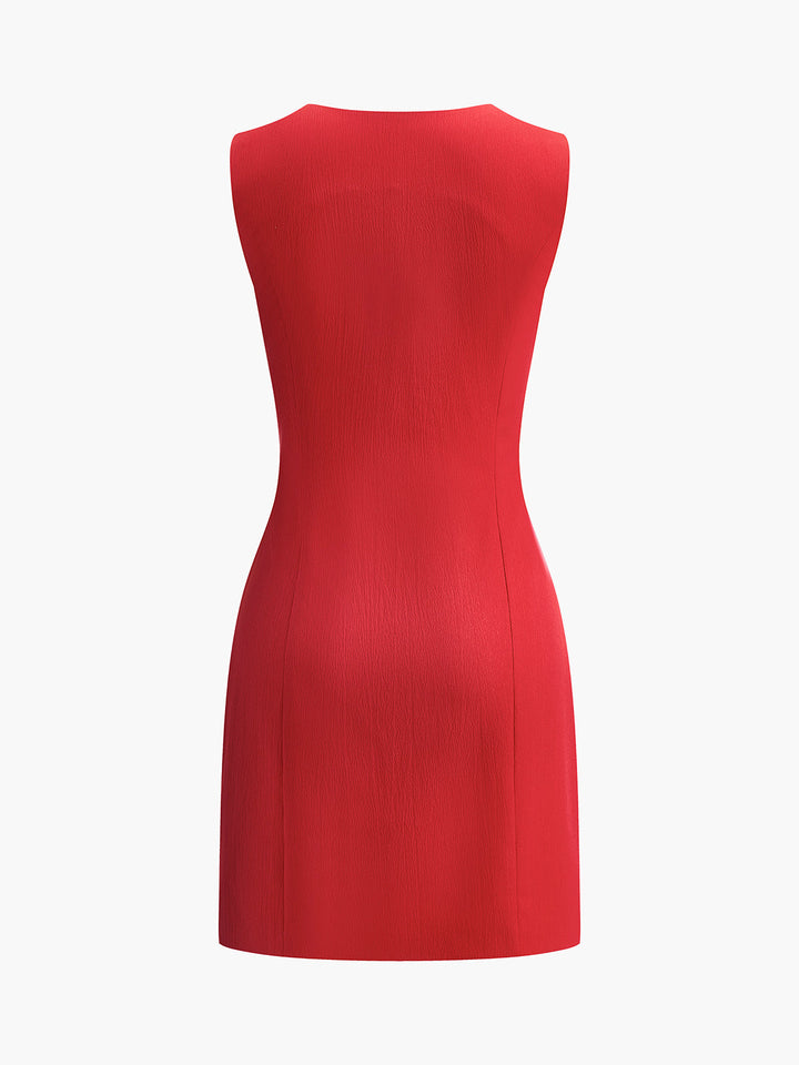 Women's Sleeveless Fitted Mini Summer Dress