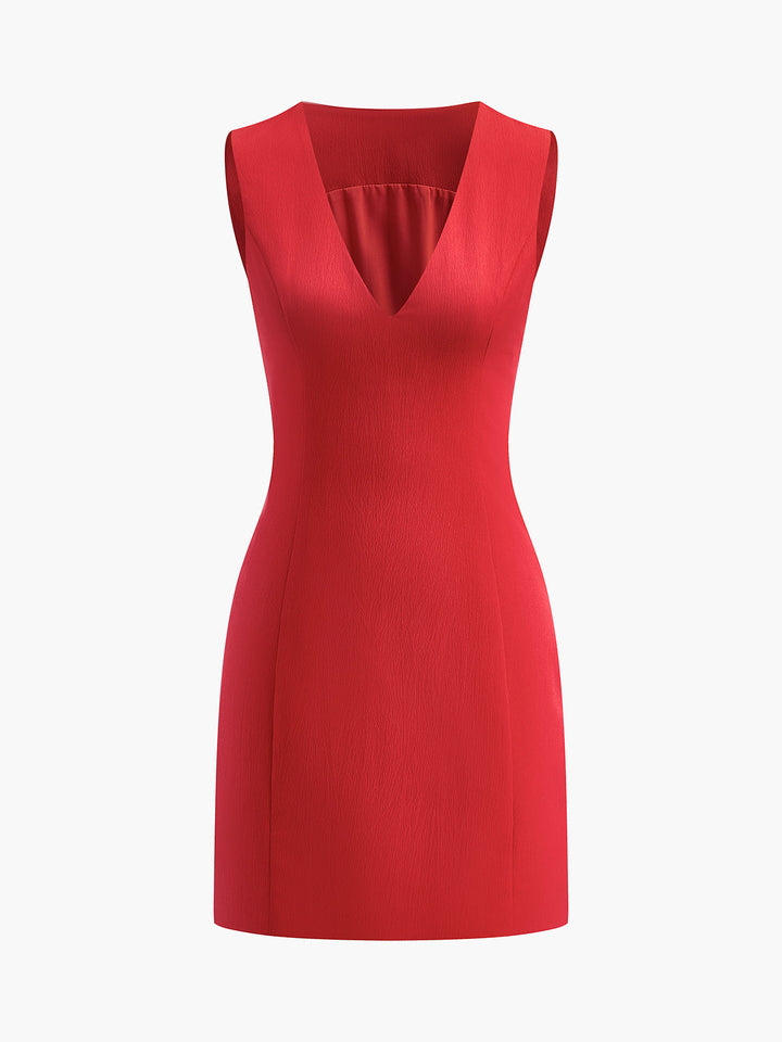 Women's Sleeveless Fitted Mini Summer Dress
