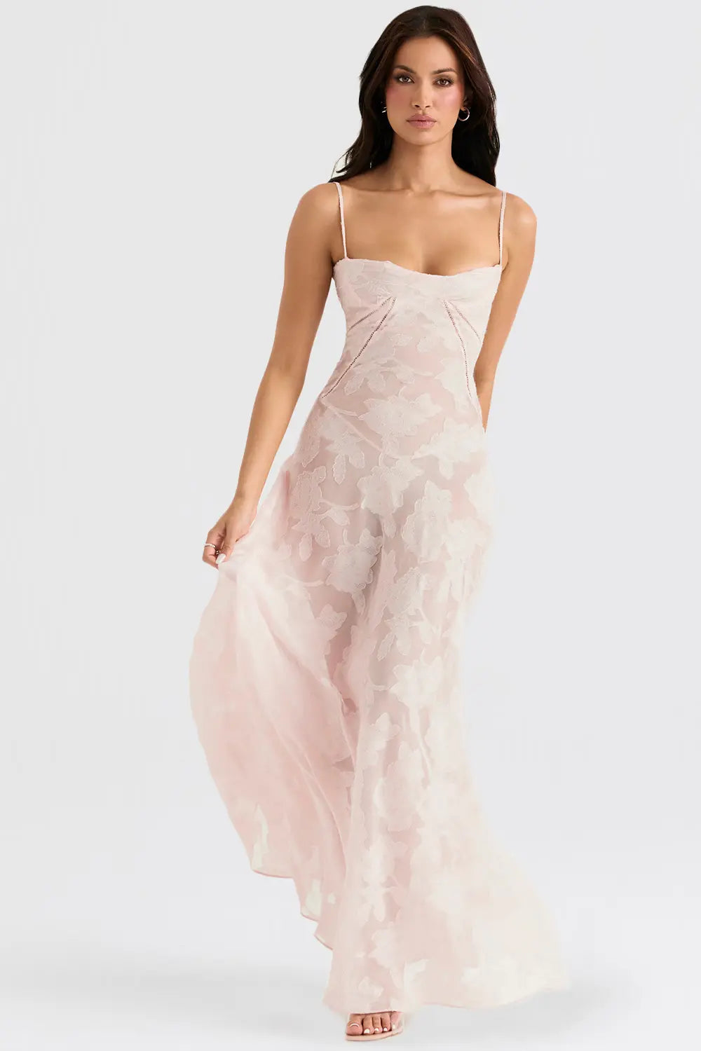 Women's Elegant Open Back Maxi Dress