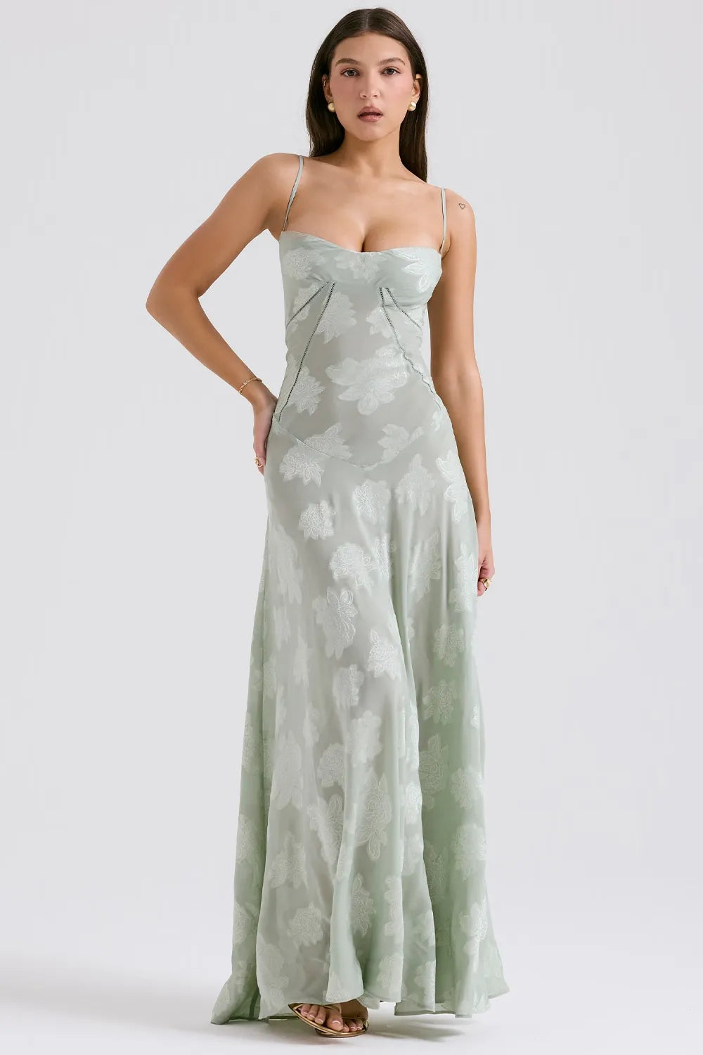 Women's Elegant Open Back Maxi Dress