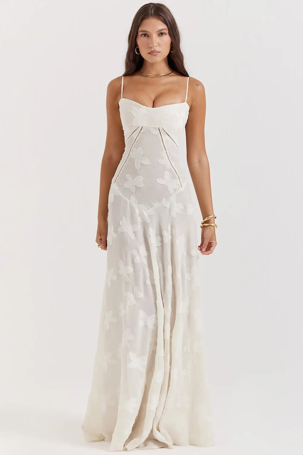 Women's Elegant Open Back Maxi Dress