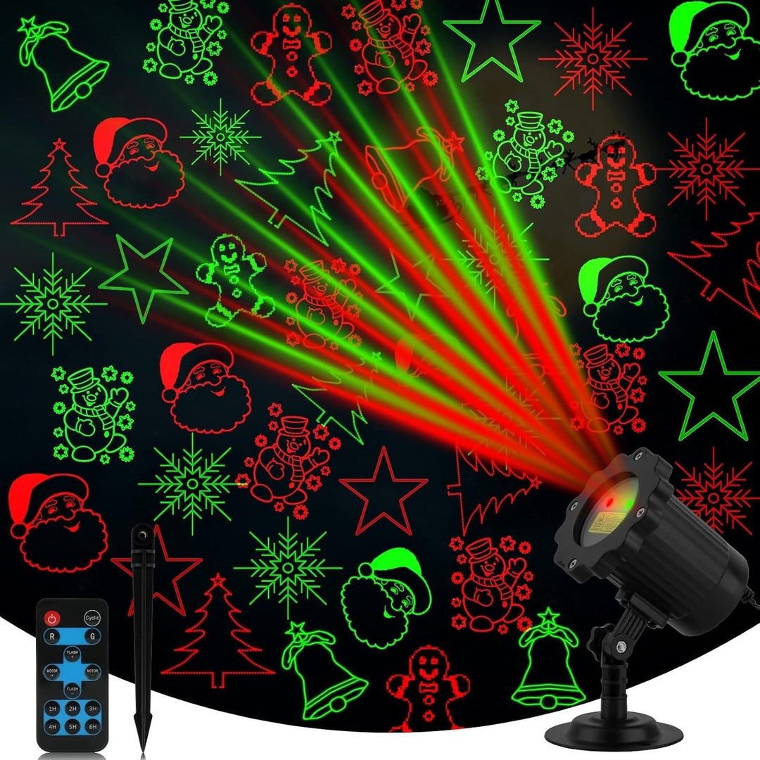 Halloween's Outdoor Laser Projector with Remote & Timer for Displays