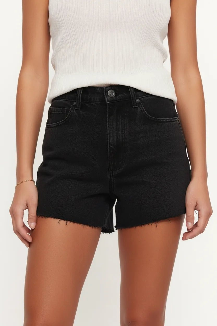 Imogen | Women's High Waist Denim Shorts