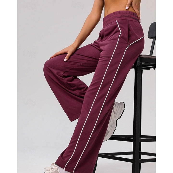 Women's Straight Leg Side Stripe Sweatpants