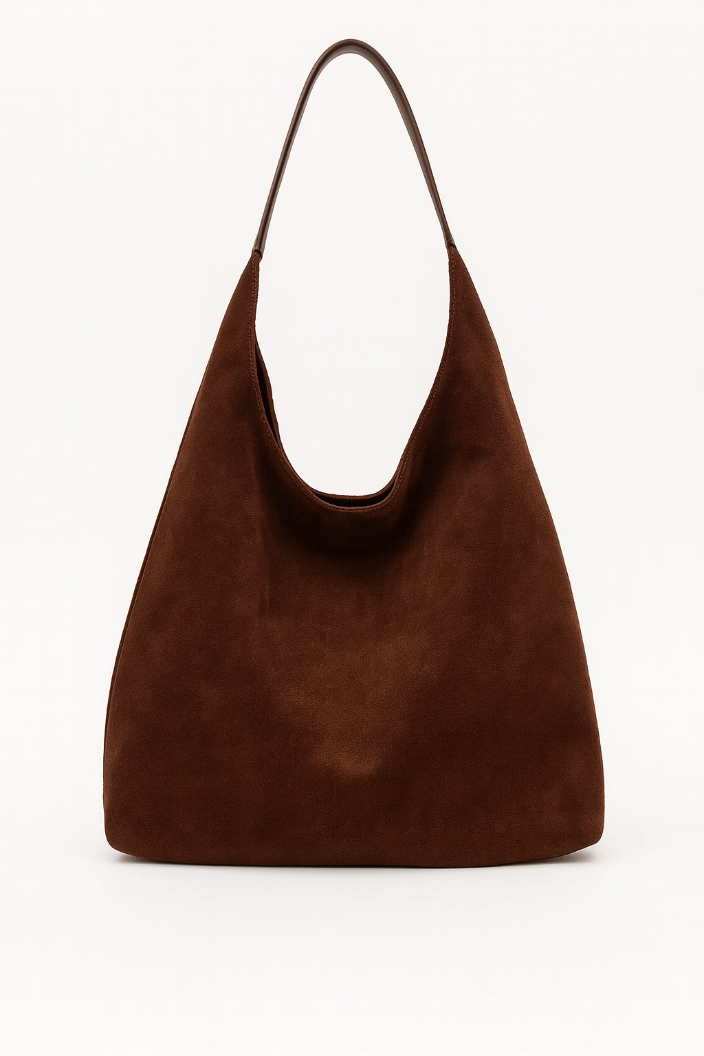 Women's Suede Tote Bag with Shoulder Strap for Everyday Use