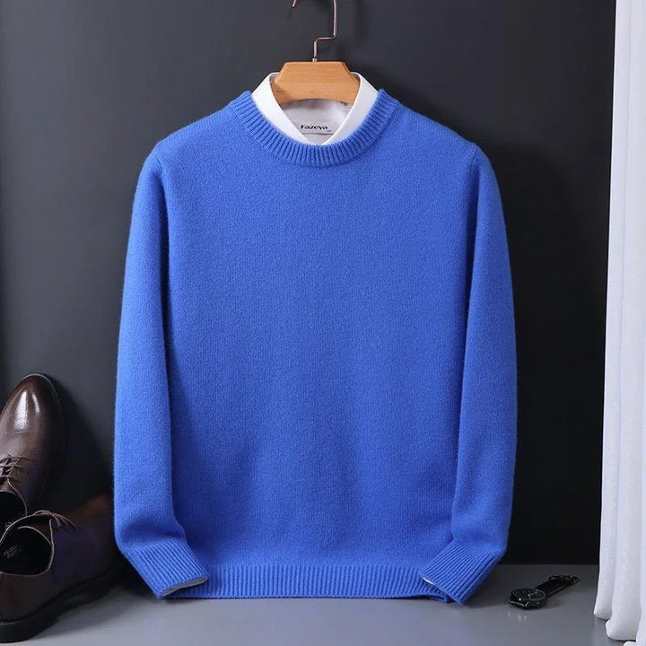 Men's Mock Neck Long Sleeve Sweater