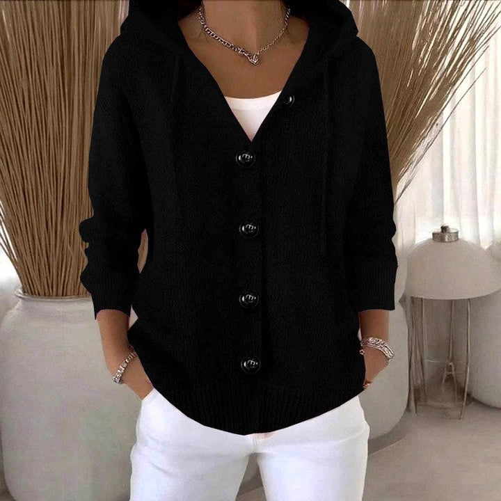 Women's Relaxed Fit Hooded Cardigan