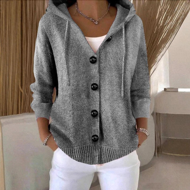 Women's Relaxed Fit Hooded Cardigan