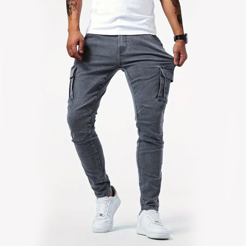 Men's Slim-Fit Tapered Leg Cargo Pants