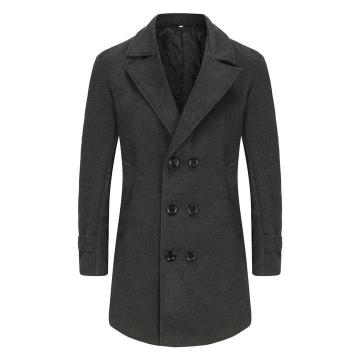 Men's Classic Double Row Wool Coat