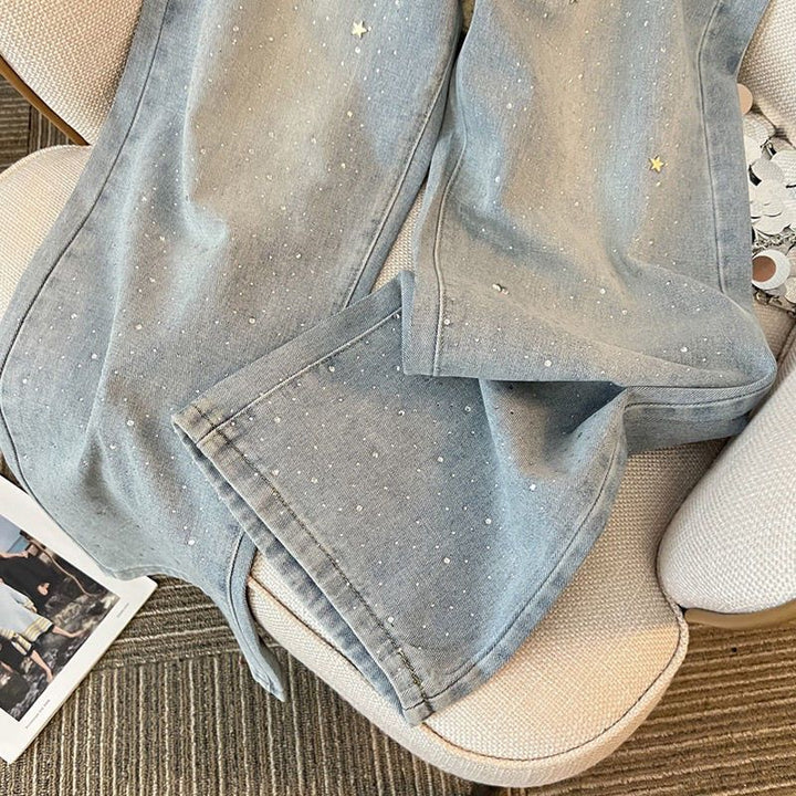 Jade | Women's Glitter Jeans for a Sparkling Style