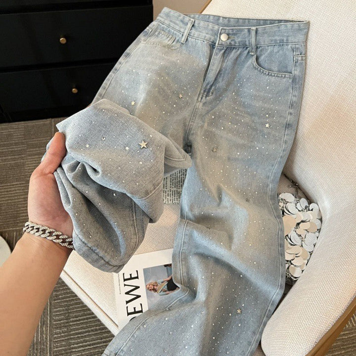 Jade | Women's Glitter Jeans for a Sparkling Style