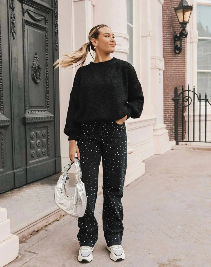 Jade | Women's Glitter Jeans for a Sparkling Style