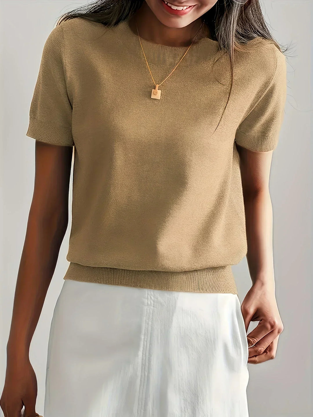 Mila | Women's Short Sleeve Spring Sweater