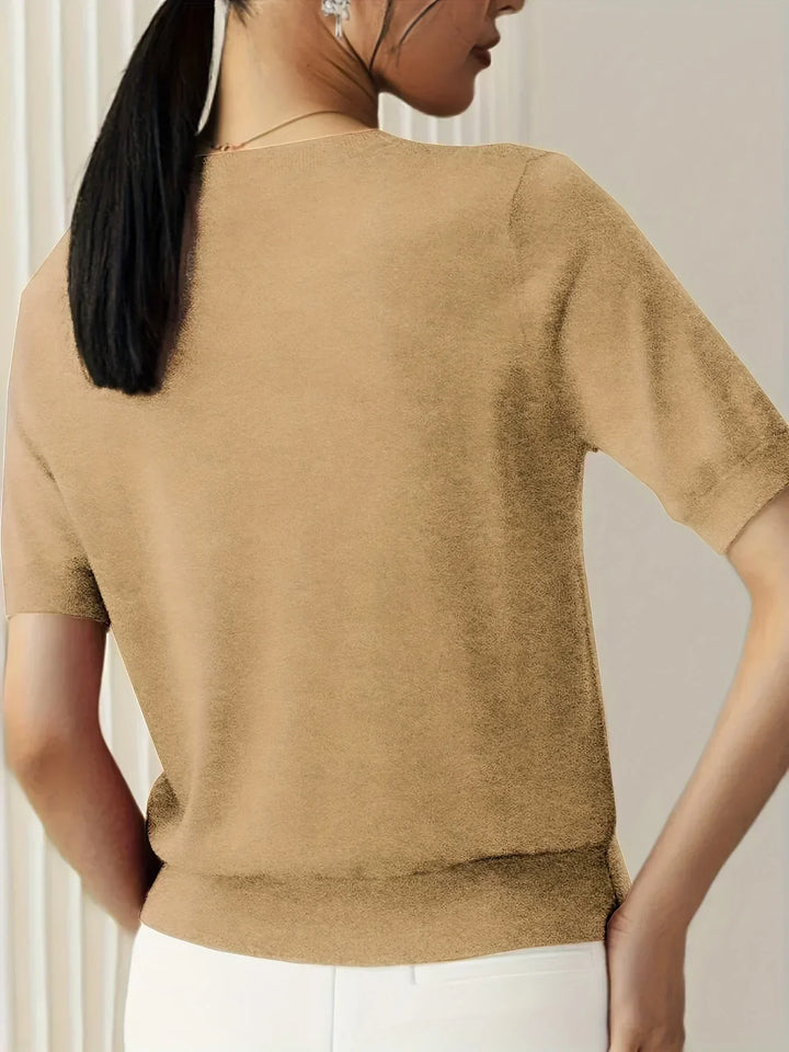 Mila | Women's Short Sleeve Spring Sweater