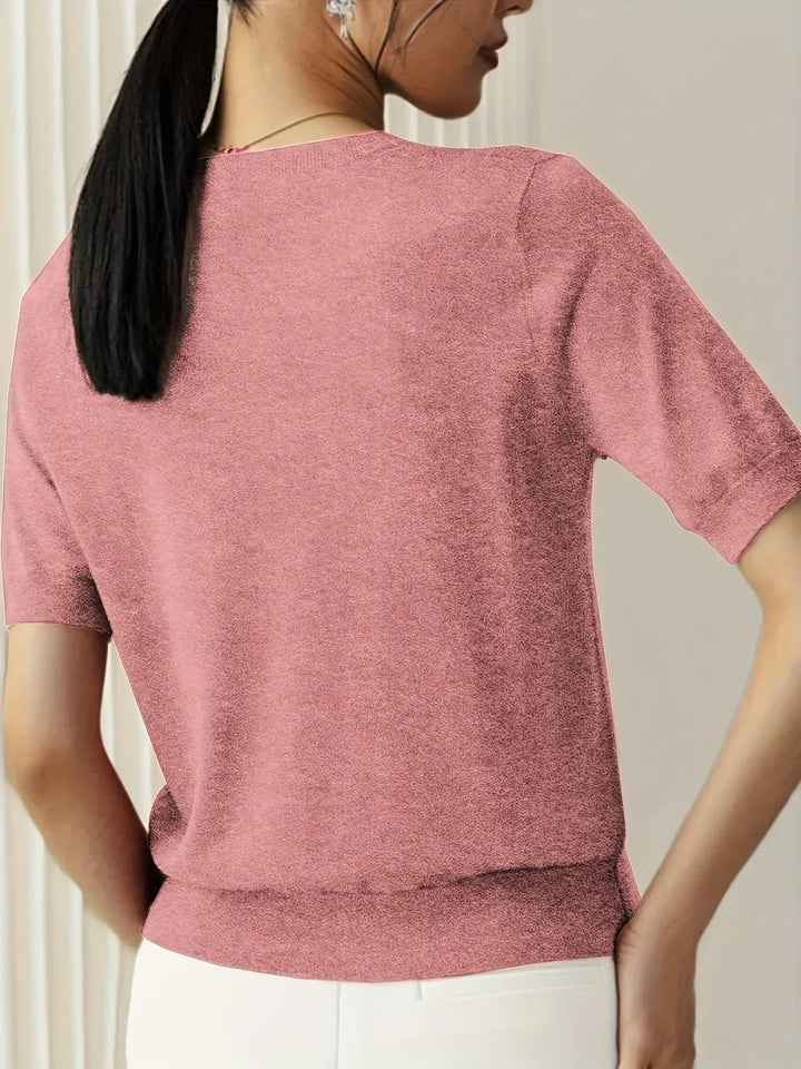 Mila | Women's Short Sleeve Spring Sweater