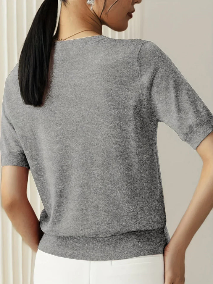 Mila | Women's Short Sleeve Spring Sweater