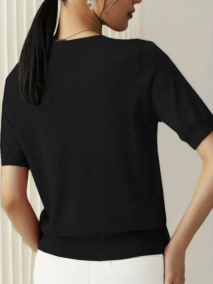 Mila | Women's Short Sleeve Spring Sweater