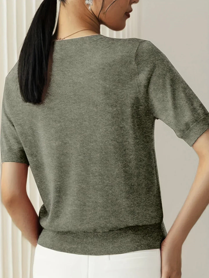 Mila | Women's Short Sleeve Spring Sweater