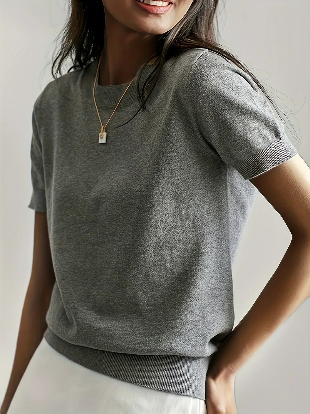 Mila | Women's Short Sleeve Spring Sweater