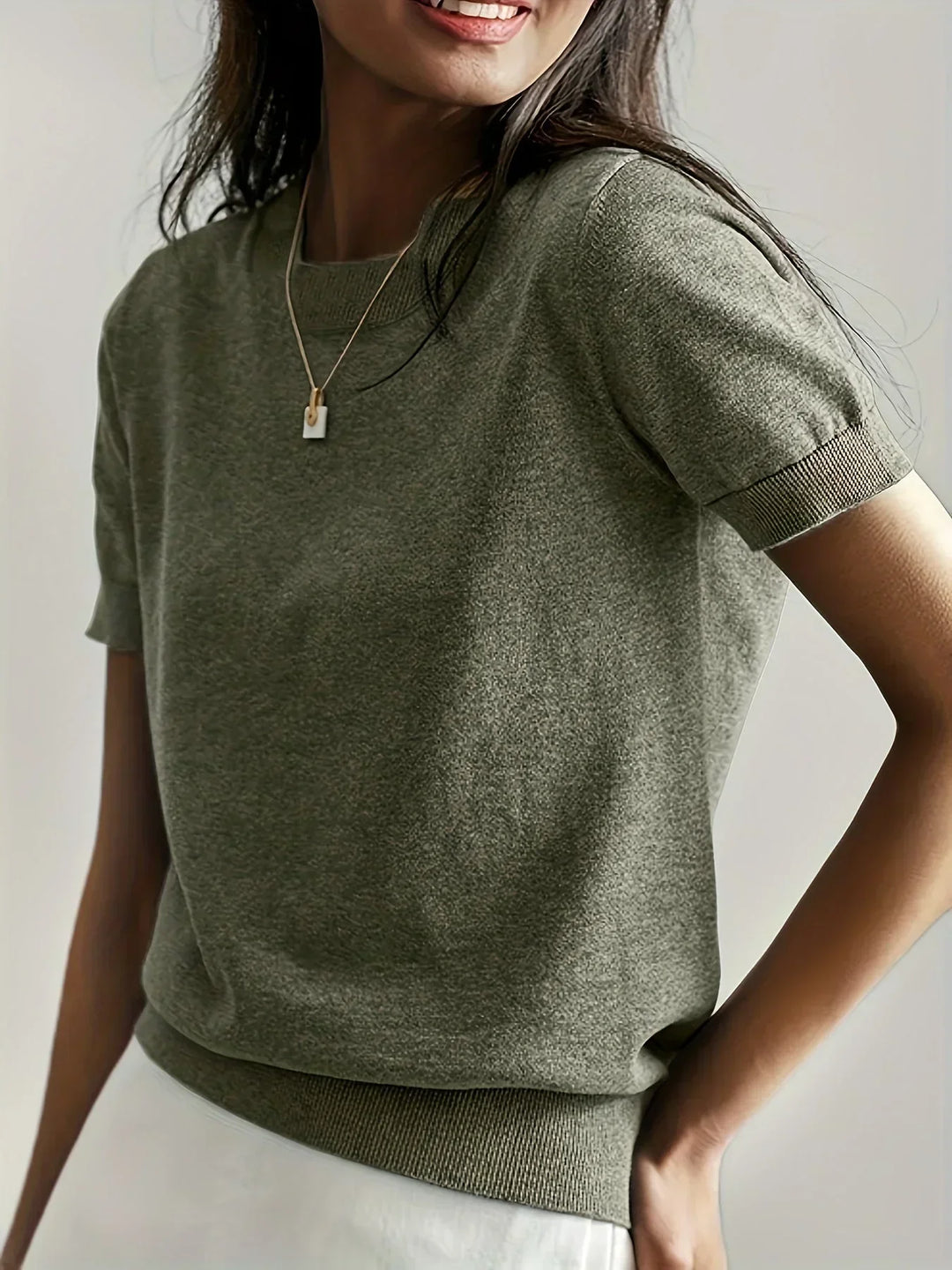 Mila | Women's Short Sleeve Spring Sweater