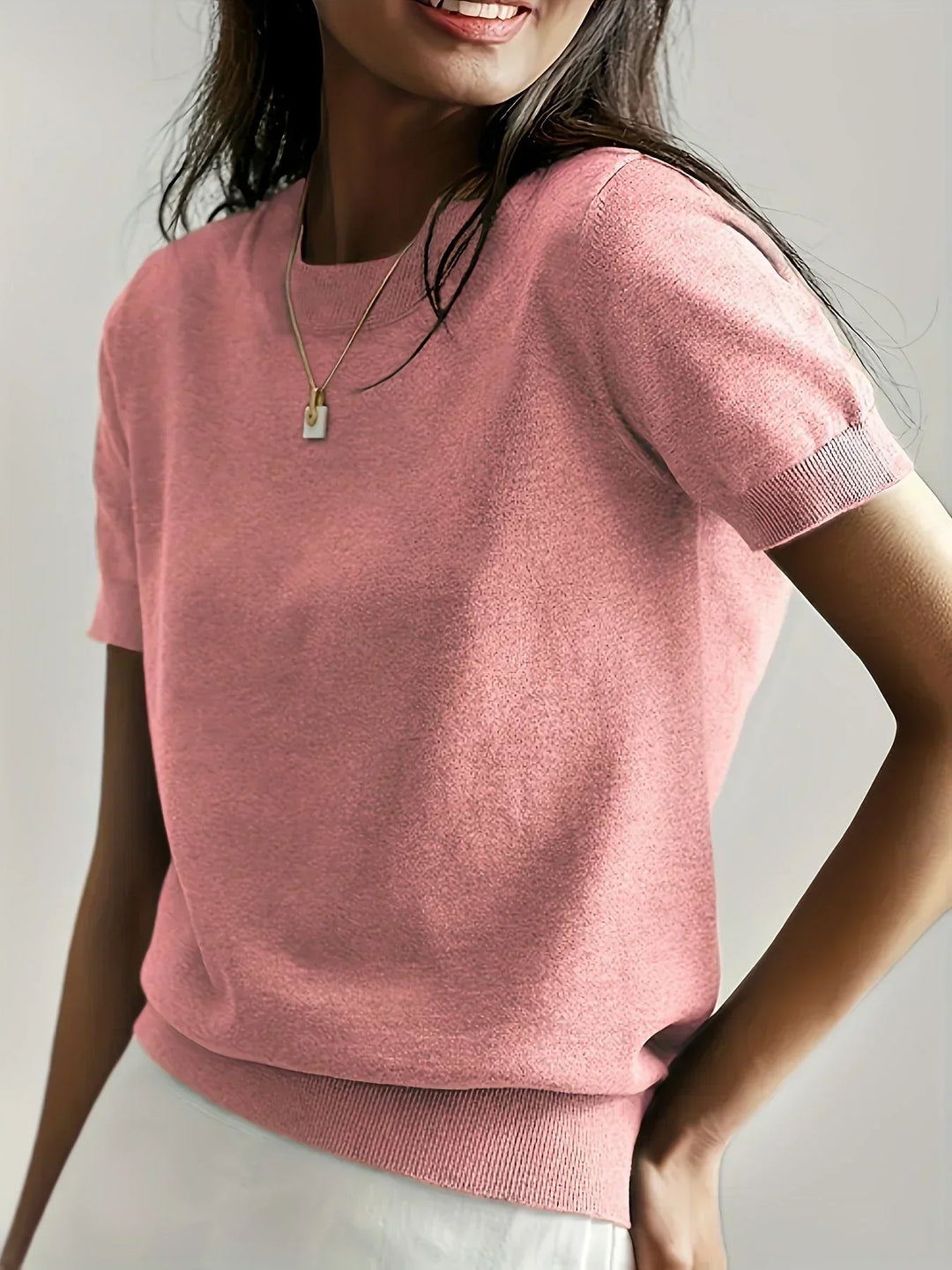 Mila | Women's Short Sleeve Spring Sweater
