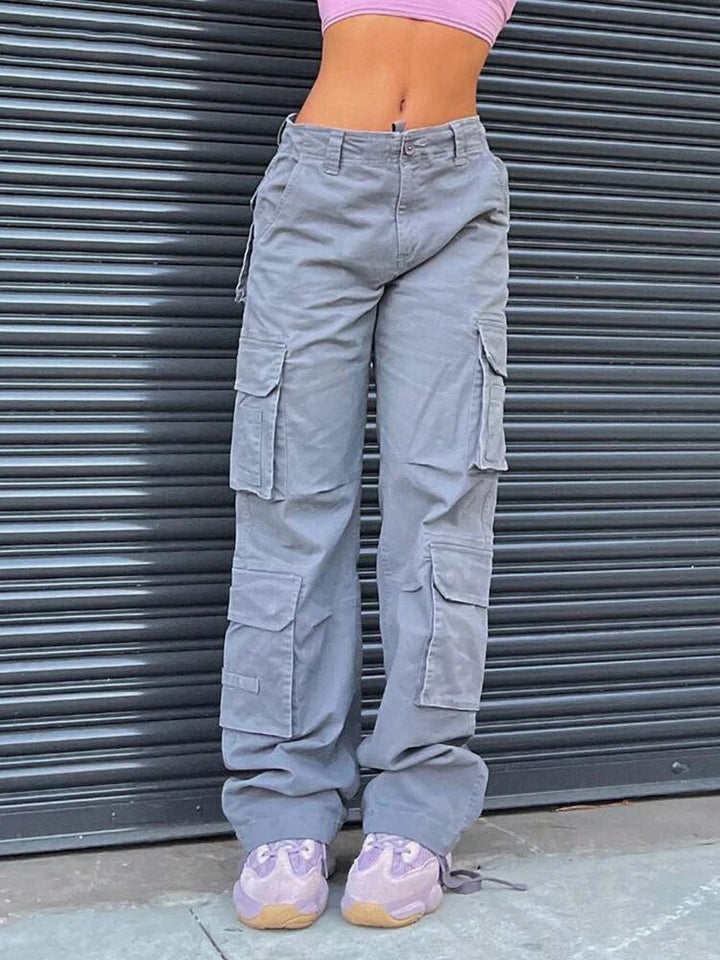 Romy | Women's High Waist Summer Cargo Trousers