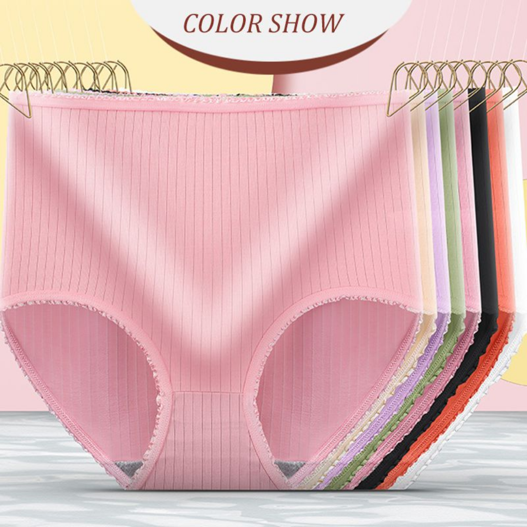 Camille | Women's Leakproof High-Waisted Underwear (8-Pack)
