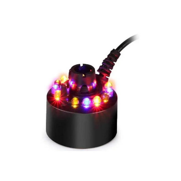 Halloween's Ultrasonic Fog Machine with LED Lights and 8-Hour Run Time