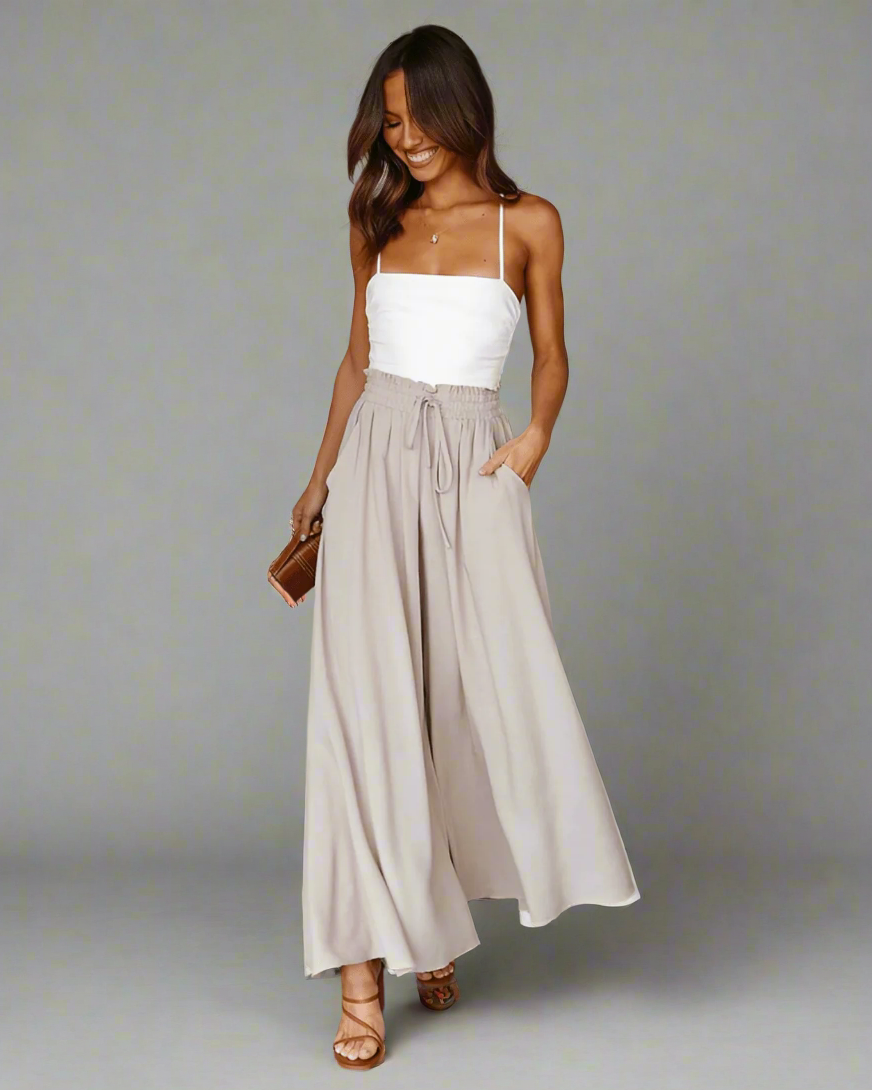 Mira | Women's High Waist Summer Trousers