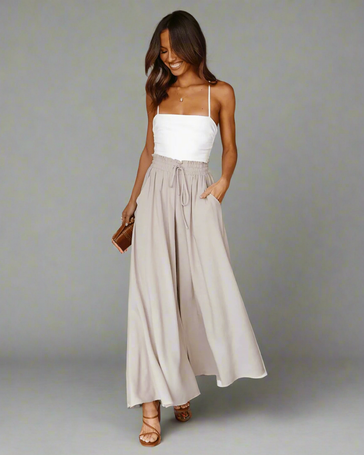 Mira | Women's High Waist Summer Trousers
