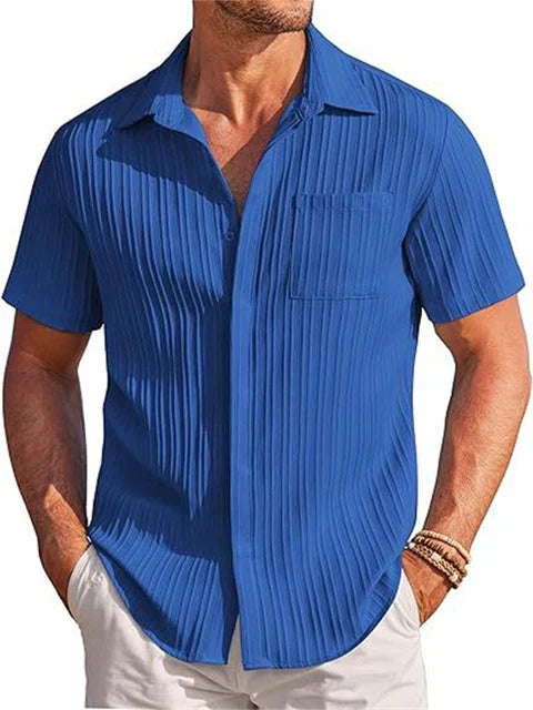 Jonas | Men's Breathable Light Linen Shirt with Relaxed Fit