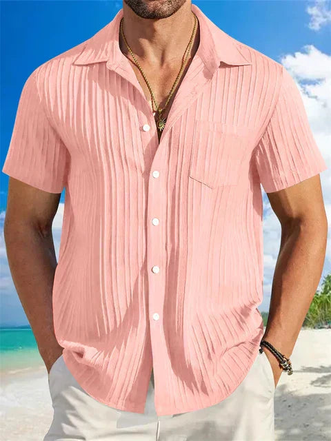 Jonas | Men's Breathable Light Linen Shirt with Relaxed Fit
