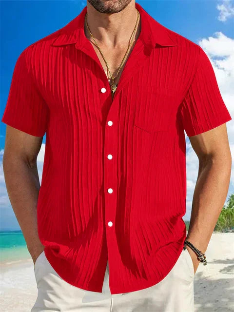 Jonas | Men's Breathable Light Linen Shirt with Relaxed Fit