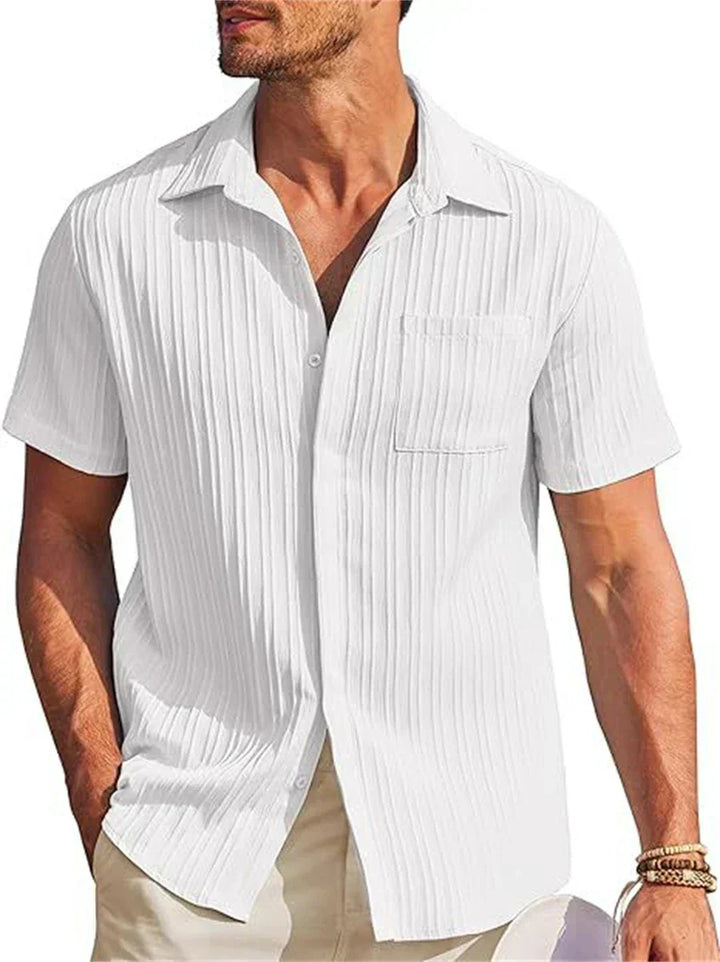 Jonas | Men's Breathable Light Linen Shirt with Relaxed Fit