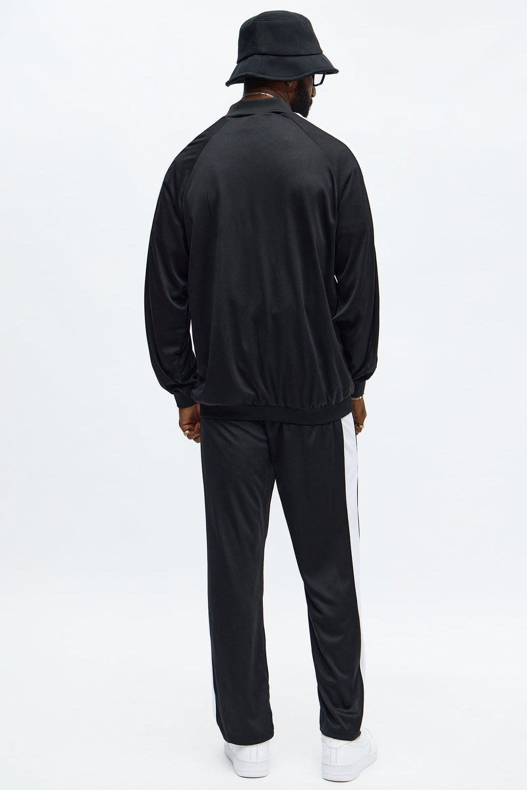 Halloween's Two Piece Hip Hop Costume in Black and White for Parties