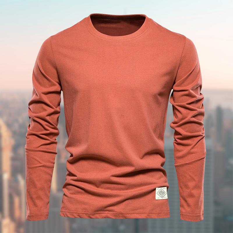 Men's Crew Neck Long-Sleeve Sweatshirt